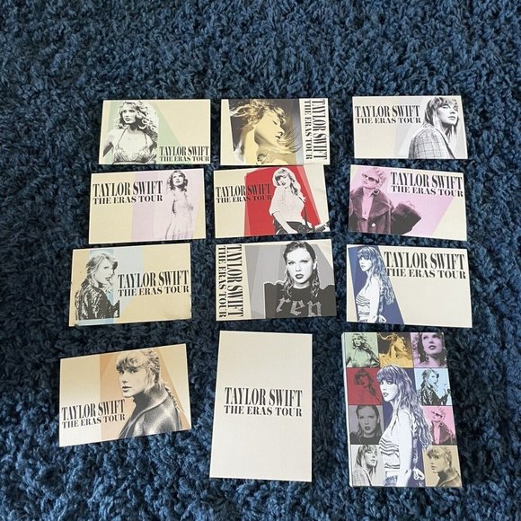 Taylor Swift The Eras Tour VIP Postcard Post Card Set with Box VIP Exclusive - Picture 2 of 2